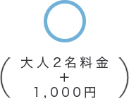 画像：添い寝可（大人2名料金+1,000円）